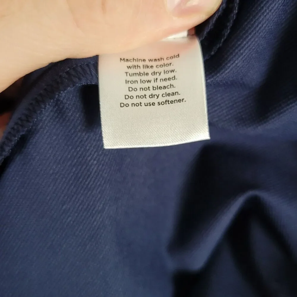 MIZZEN + MAIN Blue Helmsman Slim Performance Chino Pants Golf Preppy SIZE 36x30